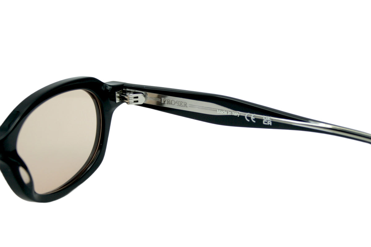 Proper Dog Walking C1 Polished Black-Peach